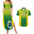 Brazil Football Couples Matching Summer Maxi Dress and Hawaiian Shirt 2023 World Cup Go Selecao Gradient Style - Wonder Print Shop