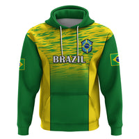 Brazil Football Hoodie 2023 World Cup Go Selecao Gradient Style - Wonder Print Shop