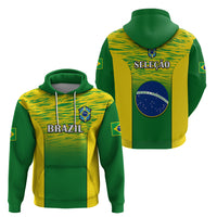 Brazil Football Hoodie 2023 World Cup Go Selecao Gradient Style - Wonder Print Shop