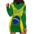 Brazil Football Hoodie Dress 2023 World Cup Go Selecao Gradient Style - Wonder Print Shop