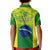 Brazil Football Kid Polo Shirt 2023 World Cup Go Selecao Gradient Style - Wonder Print Shop