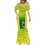 Brazil Football Mermaid Dress 2023 World Cup Go Selecao Gradient Style - Wonder Print Shop