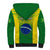 Brazil Football Sherpa Hoodie 2023 World Cup Go Selecao Gradient Style - Wonder Print Shop
