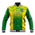 Custom Brazil Football Baseball Jacket 2023 World Cup Go Selecao Gradient Style - Wonder Print Shop