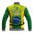 Custom Brazil Football Baseball Jacket 2023 World Cup Go Selecao Gradient Style - Wonder Print Shop
