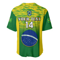 Custom Brazil Football Baseball Jersey 2023 World Cup Go Selecao Gradient Style - Wonder Print Shop