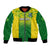 Custom Brazil Football Bomber Jacket 2023 World Cup Go Selecao Gradient Style - Wonder Print Shop
