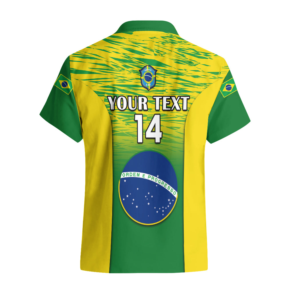 Custom Brazil Football Hawaiian Shirt 2023 World Cup Go Selecao Gradient Style - Wonder Print Shop