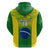 Custom Brazil Football Hoodie 2023 World Cup Go Selecao Gradient Style - Wonder Print Shop