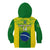 Custom Brazil Football Kid Hoodie 2023 World Cup Go Selecao Gradient Style - Wonder Print Shop