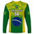 Custom Brazil Football Long Sleeve Shirt 2023 World Cup Go Selecao Gradient Style - Wonder Print Shop