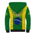 Custom Brazil Football Sherpa Hoodie 2023 World Cup Go Selecao Gradient Style - Wonder Print Shop