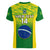 Custom Brazil Football Women V Neck T Shirt 2023 World Cup Go Selecao Gradient Style - Wonder Print Shop