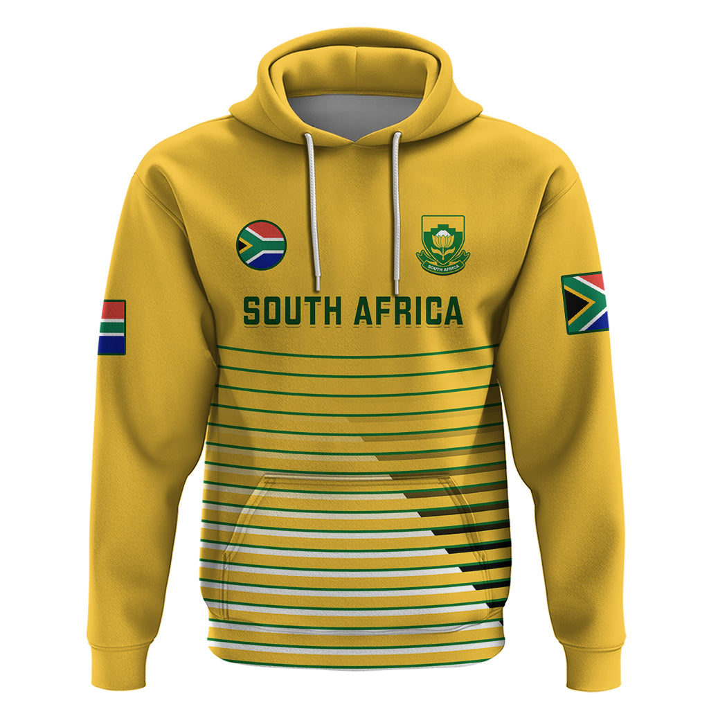 South Africa Soccer Hoodie 2023 World Cup Go Banyana Banyana Yellow - Wonder Print Shop