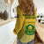 South Africa Soccer Women Casual Shirt 2023 World Cup Go Banyana Banyana Yellow - Wonder Print Shop