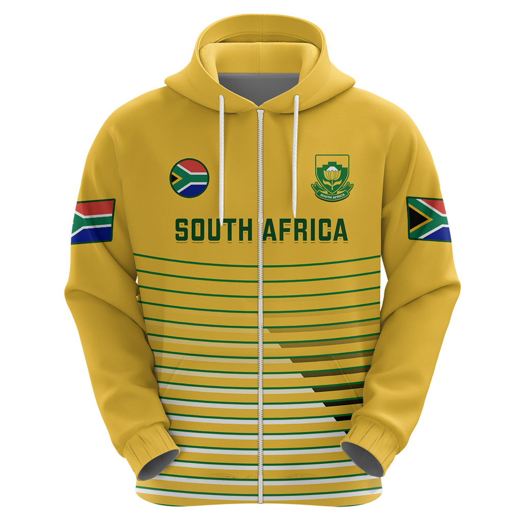 Custom South Africa Soccer Hoodie 2023 World Cup Go Banyana Banyana Yellow - Wonder Print Shop