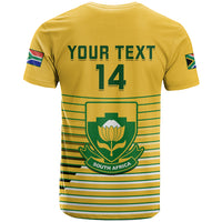 Custom South Africa Soccer T Shirt 2023 World Cup Go Banyana Banyana Yellow - Wonder Print Shop