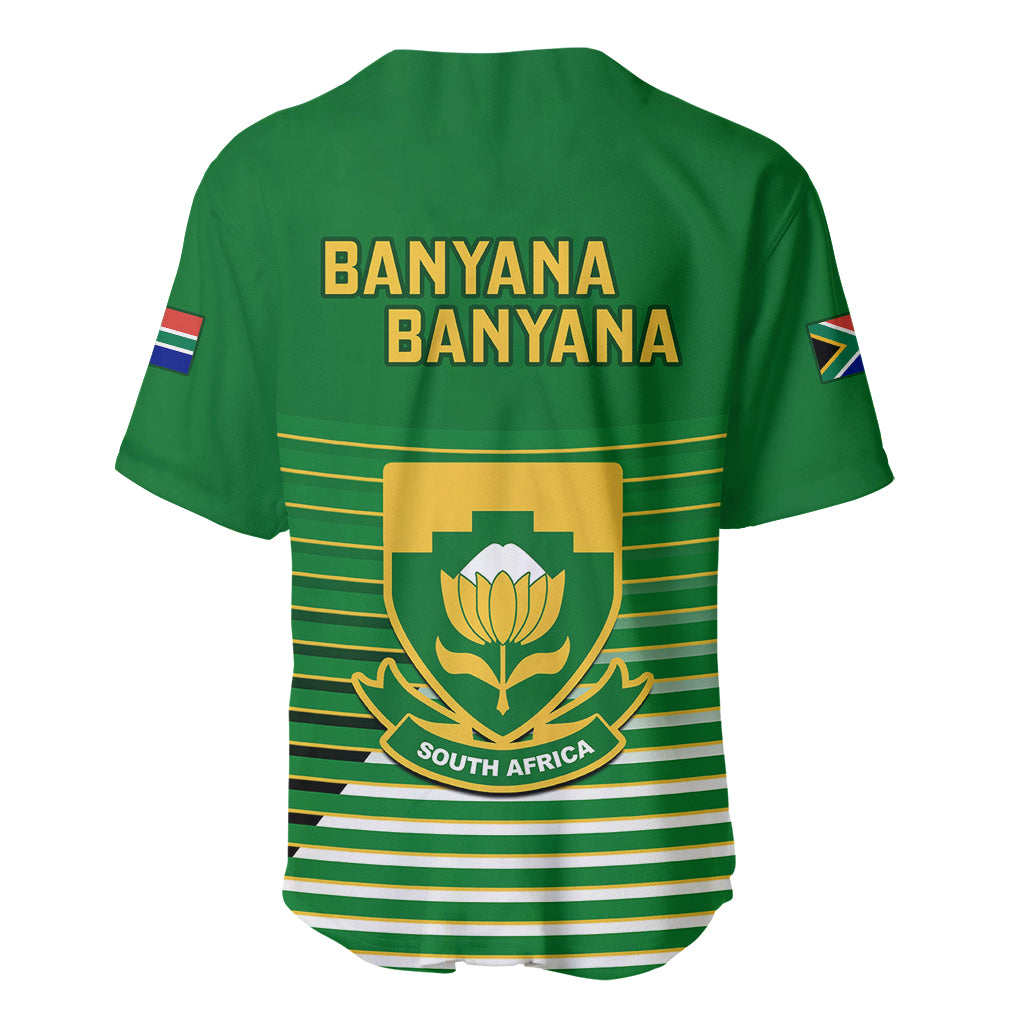 South Africa Soccer Baseball Jersey 2023 World Cup Go Banyana Banyana Green - Wonder Print Shop