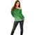 South Africa Soccer Off Shoulder Sweater 2023 World Cup Go Banyana Banyana Green - Wonder Print Shop
