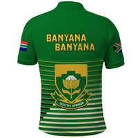 South Africa Soccer Polo Shirt 2023 World Cup Go Banyana Banyana Green - Wonder Print Shop