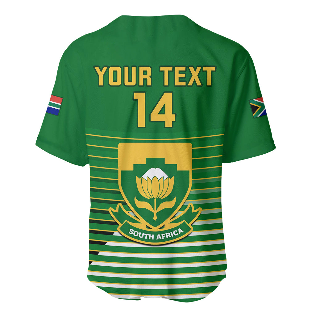 Custom South Africa Soccer Baseball Jersey 2023 World Cup Go Banyana Banyana Green - Wonder Print Shop