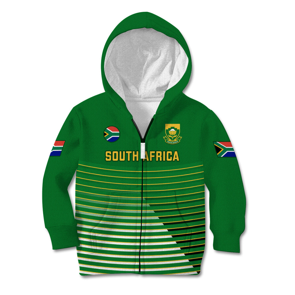 Custom South Africa Soccer Kid Hoodie 2023 World Cup Go Banyana Banyana Green - Wonder Print Shop
