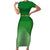 Custom South Africa Soccer Short Sleeve Bodycon Dress 2023 World Cup Go Banyana Banyana Green - Wonder Print Shop
