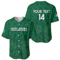 Custom Saudi Arabia Football Baseball Jersey Go Green Falcons Sporty Style - Wonder Print Shop
