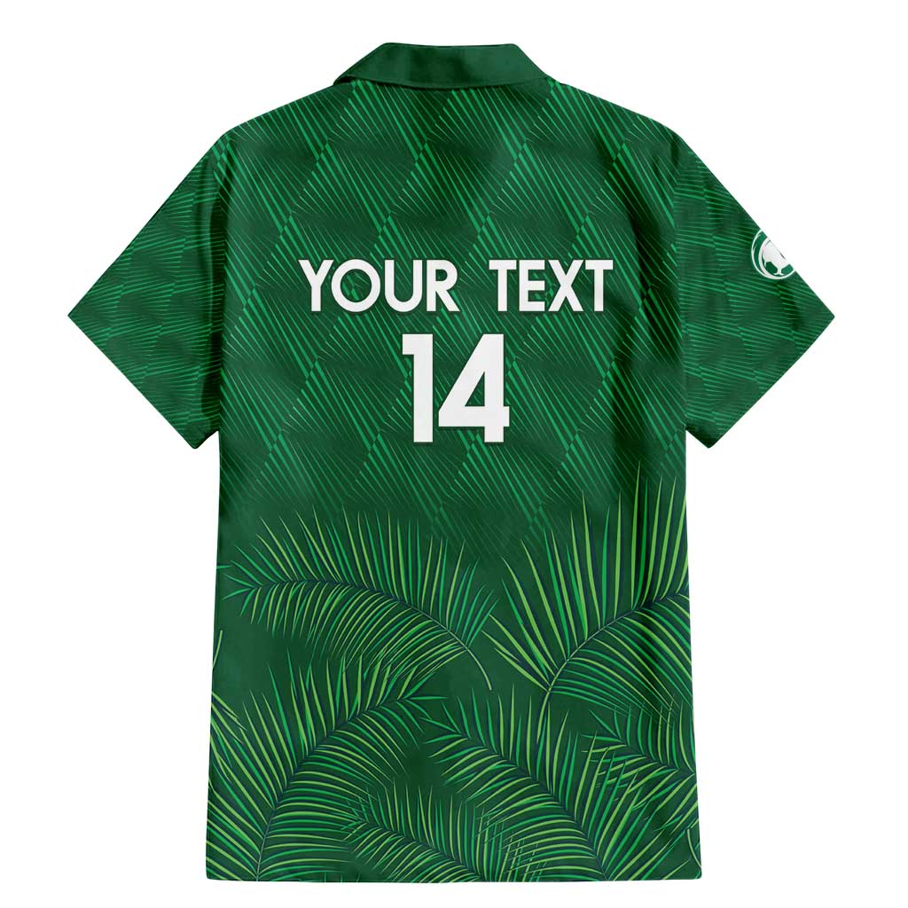 Custom Saudi Arabia Football Family Matching Mermaid Dress and Hawaiian Shirt Go Green Falcons Sporty Style - Wonder Print Shop