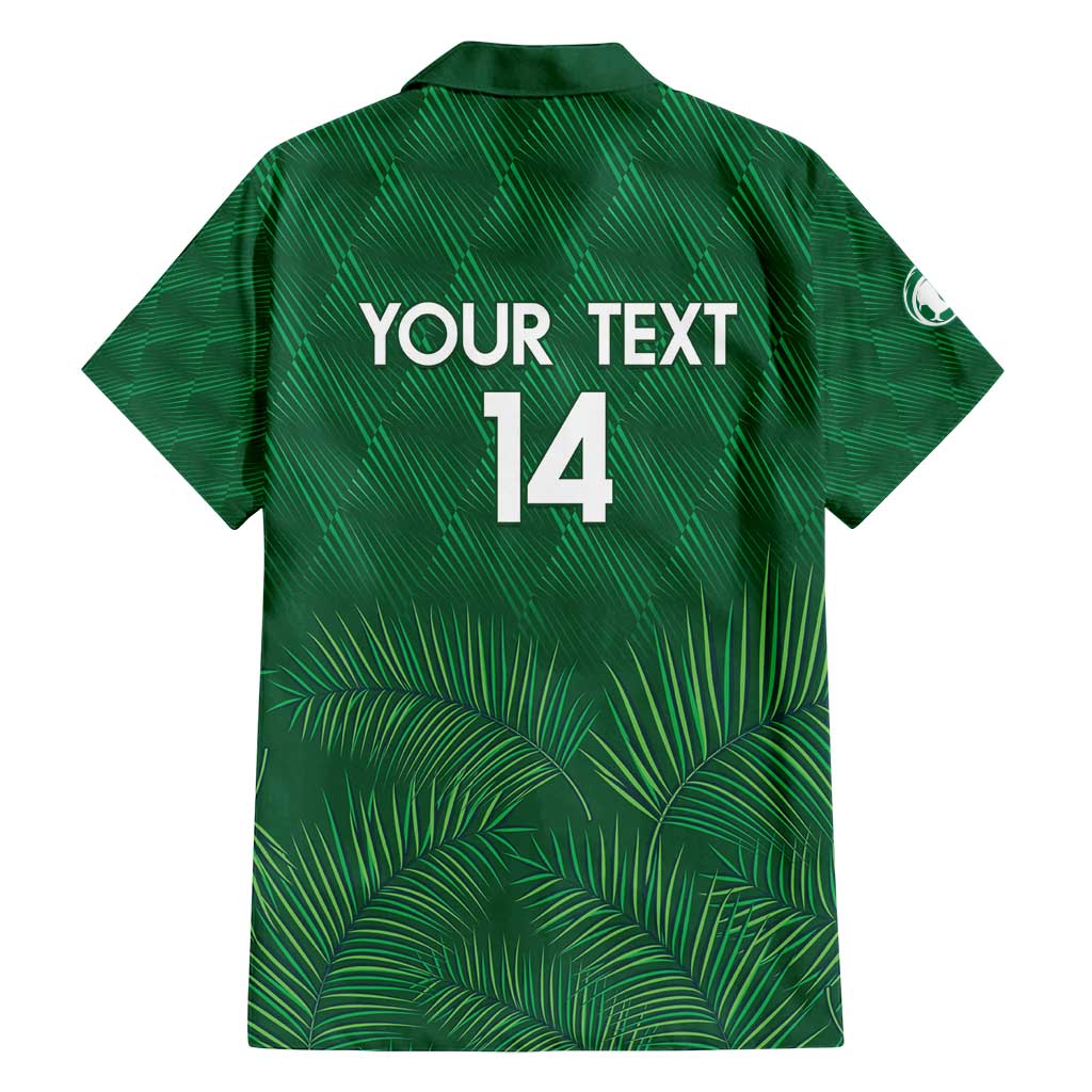 Custom Saudi Arabia Football Family Matching Summer Maxi Dress and Hawaiian Shirt Go Green Falcons Sporty Style - Wonder Print Shop
