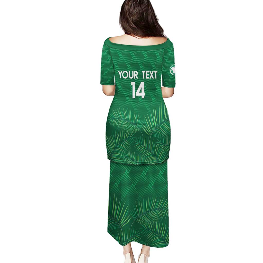 Custom Saudi Arabia Football Puletasi Go Green Falcons Sporty Style - Wonder Print Shop