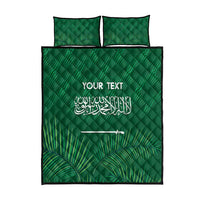 Custom Saudi Arabia Football Quilt Bed Set Go Green Falcons Sporty Style - Wonder Print Shop