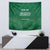 Custom Saudi Arabia Football Tapestry Go Green Falcons Sporty Style - Wonder Print Shop