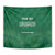 Custom Saudi Arabia Football Tapestry Go Green Falcons Sporty Style - Wonder Print Shop
