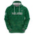 Custom Saudi Arabia Football Zip Hoodie Go Green Falcons Sporty Style - Wonder Print Shop