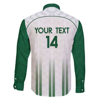 Custom Saudi Arabia Football Family Matching Tank Maxi Dress and Hawaiian Shirt Go Green Falcons Sporty - White Version - Wonder Print Shop