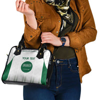 Custom Saudi Arabia Football Shoulder Handbag Go Green Falcons Sporty - White Version