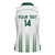 Custom Saudi Arabia Football Women Sleeveless Polo Shirt Go Green Falcons Sporty - White Version - Wonder Print Shop