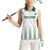 Custom Saudi Arabia Football Women Sleeveless Polo Shirt Go Green Falcons Sporty - White Version - Wonder Print Shop