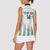 Custom Saudi Arabia Football Women Sleeveless Polo Shirt Go Green Falcons Sporty - White Version - Wonder Print Shop