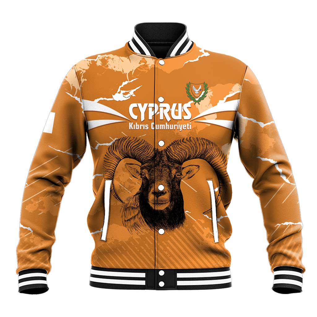 Persionalized Cyprus Independence Day Baseball Jacket Kbrs Cumhuriyeti Grunge Vibes - Wonder Print Shop