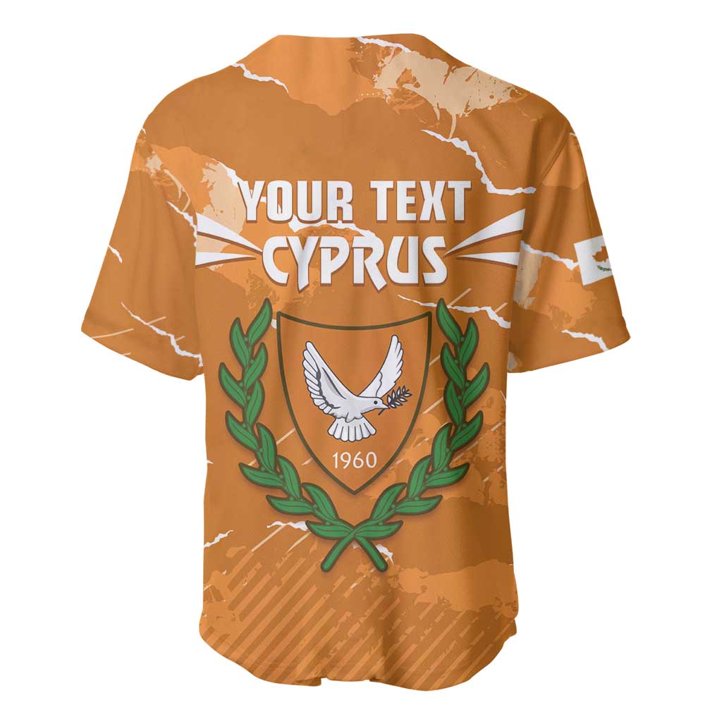 Persionalized Cyprus Independence Day Baseball Jersey Kbrs Cumhuriyeti Grunge Vibes - Wonder Print Shop
