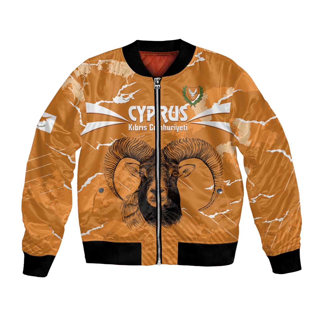 Persionalized Cyprus Independence Day Bomber Jacket Kbrs Cumhuriyeti Grunge Vibes - Wonder Print Shop