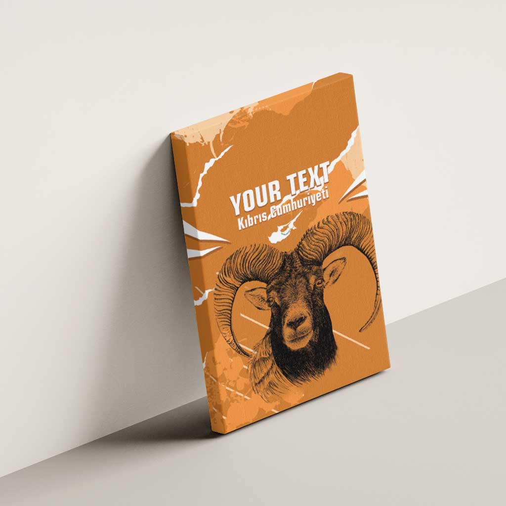 Persionalized Cyprus Independence Day Canvas Wall Art Kbrs Cumhuriyeti Grunge Vibes - Wonder Print Shop