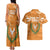 Persionalized Cyprus Independence Day Couples Matching Tank Maxi Dress and Hawaiian Shirt Kbrs Cumhuriyeti Grunge Vibes - Wonder Print Shop