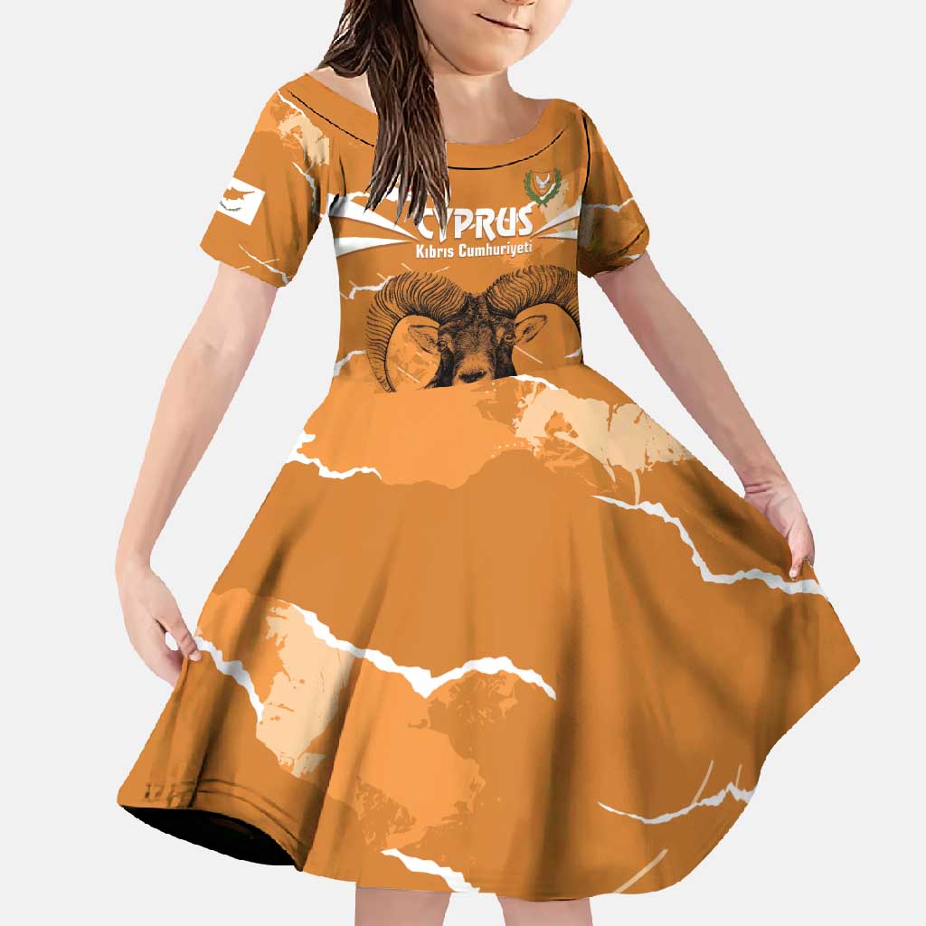 Persionalized Cyprus Independence Day Family Matching Mermaid Dress and Hawaiian Shirt Kbrs Cumhuriyeti Grunge Vibes - Wonder Print Shop