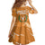 Persionalized Cyprus Independence Day Family Matching Off The Shoulder Long Sleeve Dress and Hawaiian Shirt Kbrs Cumhuriyeti Grunge Vibes - Wonder Print Shop