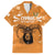 Persionalized Cyprus Independence Day Family Matching Off The Shoulder Long Sleeve Dress and Hawaiian Shirt Kbrs Cumhuriyeti Grunge Vibes - Wonder Print Shop