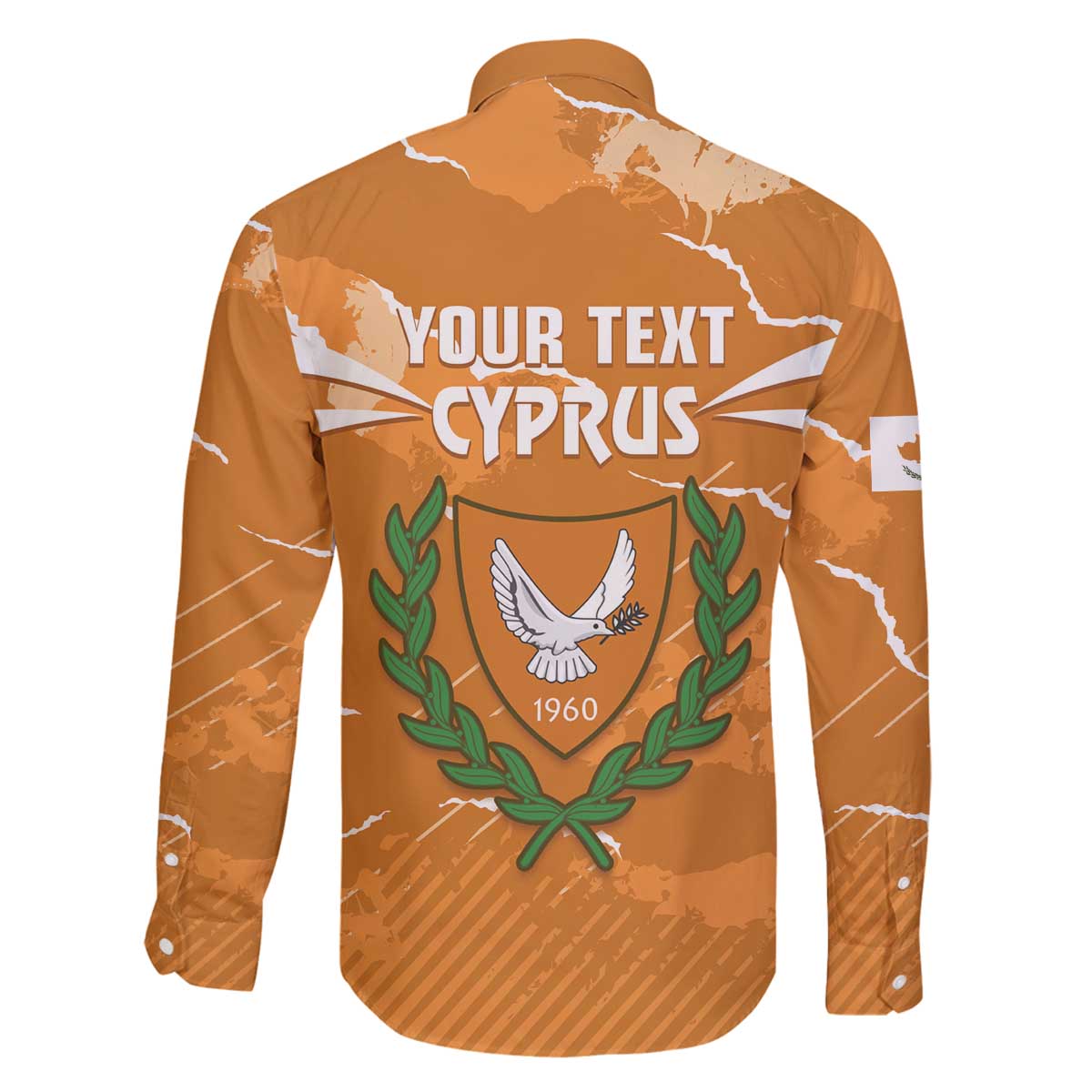 Persionalized Cyprus Independence Day Family Matching Off The Shoulder Long Sleeve Dress and Hawaiian Shirt Kbrs Cumhuriyeti Grunge Vibes - Wonder Print Shop