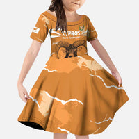 Persionalized Cyprus Independence Day Family Matching Short Sleeve Bodycon Dress and Hawaiian Shirt Kbrs Cumhuriyeti Grunge Vibes - Wonder Print Shop